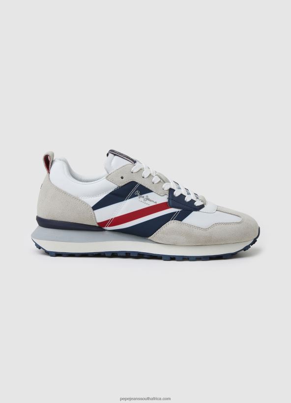 white_foster_man_combined_sneakers_pepe_jeans_l20f2f1173_men.jpg White Foster Man Combined Sneakers Pepe Jeans L20F2F1173 Men - Image 1