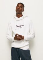 White High Density Logo Jumper Pepe Jeans L20F2F903 Men - Image 2
