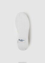 White Holland Mesh Running Sneakers Pepe Jeans L20F2F605 Women - Image 5