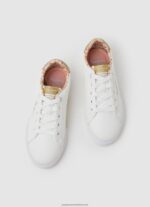 White Kenton Flag Basic Sneakers Pepe Jeans L20F2F1330 Girl - Image 2