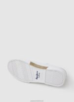 White Kenton Flag Basic Sneakers Pepe Jeans L20F2F593 Women - Image 5