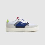 White Kenton Master Leather Sneakers Pepe Jeans L20F2F1526 Boy