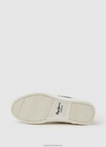 White Kenton Master Leather Sneakers Pepe Jeans L20F2F1526 Boy - Image 5