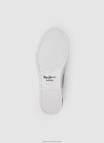 White Kenton Road Basic Sneakers Pepe Jeans L20F2F635 Women - Image 5