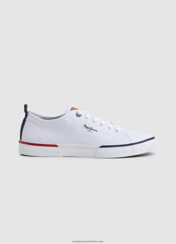 white_kenton_smart_basic_sneakers_pepe_jeans_l20f2f1244_men.jpg White Kenton Smart Basic Sneakers Pepe Jeans L20F2F1244 Men - Image 1