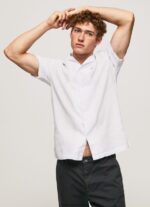 White Lastingham Short Sleeved Shirt Pepe Jeans L20F2F1060 Men - Image 2