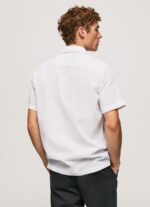 White Lastingham Short Sleeved Shirt Pepe Jeans L20F2F1060 Men - Image 4
