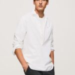 White Lawson Regular Fit Oxford Shirt Pepe Jeans L20F2F1044 Men
