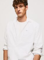 White Lawson Regular Fit Oxford Shirt Pepe Jeans L20F2F1044 Men - Image 3