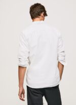 White Lawson Regular Fit Oxford Shirt Pepe Jeans L20F2F1044 Men - Image 4