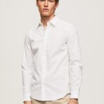 White Limerick Slim Fit Shirt Pepe Jeans L20F2F1024 Men