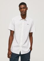 White Lindenberg Short Sleeved Shirt Pepe Jeans L20F2F1063 Men - Image 3