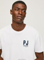 White Logo Print T-Shirt Pepe Jeans L20F2F953 Men