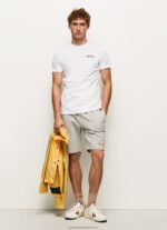 White Logo Print T-Shirt Pepe Jeans L20F2F978 Men - Image 2