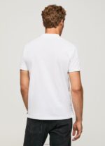 White Logo T-Shirt Pepe Jeans L20F2F1085 Men - Image 4