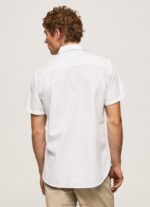 White Lothersdale Short Sleeved Shirt Pepe Jeans L20F2F1069 Men - Image 4