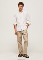 White Lynton Regular Fit Oxford Shirt Pepe Jeans L20F2F1034 Men - Image 2