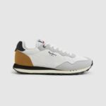 White Natch Male Retro Sneakers Pepe Jeans L20F2F1236 Men