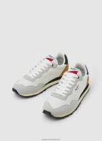 White Natch Male Retro Sneakers Pepe Jeans L20F2F1236 Men - Image 3