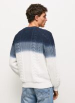 White Perseo Cable Knit Jersey Pepe Jeans L20F2F851 Men - Image 4