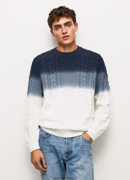 White Perseo Cable Knit Jersey Pepe Jeans L20F2F851 Men