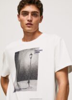 White Photo Print T-Shirt Pepe Jeans L20F2F958 Men - Image 3