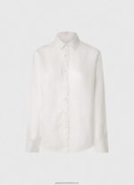 White Plain Regular Fit Shirt Pepe Jeans L20F2F333 Women - Image 5