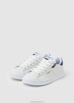 White Player Basic Leather Sneakers Pepe Jeans L20F2F1524 Boy - Image 3