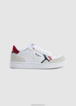 White Player Britt Leather Sneakers Pepe Jeans L20F2F1525 Boy
