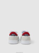 White Player Britt Leather Sneakers Pepe Jeans L20F2F1525 Boy - Image 4