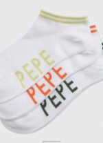 White Sandi 3-Pack Socks Pepe Jeans L20F2F561 Women - Image 2