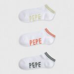 White Sandi 3-Pack Socks Pepe Jeans L20F2F561 Women