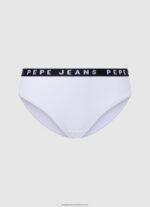 White Stretchy Cotton Bra Pepe Jeans L20F2F540 Women - Image 5