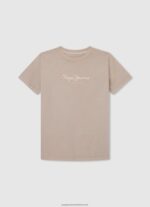 White Telephone Booth Cotton T-Shirt Pepe Jeans L20F2F1654 Boy - Image 4