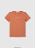 White Telephone Booth Cotton T-Shirt Pepe Jeans L20F2F1654 Boy - Image 5