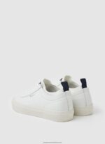 White Yogi Leather Sock Sneakers Pepe Jeans L20F2F1190 Men - Image 4