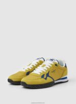 Yellow Holland Combined Sneakers Pepe Jeans L20F2F1232 Men - Image 3